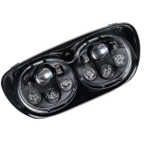 Oracle Harley Road Glide Replacement LED Headlight - Black thumbnail 1