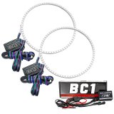 Oracle Jeep Wrangler JL/JT LED Surface Mount Headlight Halo Kit - w/ BC1 Controller thumbnail 2