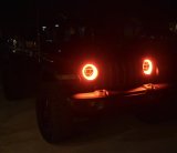 Oracle Jeep Wrangler JL/JT LED Surface Mount Headlight Halo Kit - w/ BC1 Controller thumbnail 6