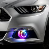 Oracle 15-17 Ford Mustang Dynamic RGB+A Projector Surface Mount Fog Light Halo Kit - thumbnail 3