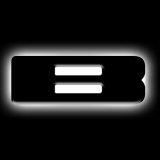 ORACLE Lighting Universal Illuminated LED Letter Badges - Matte Blk Surface Finish - B thumbnail 1