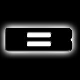 ORACLE Lighting Universal Illuminated LED Letter Badges - Matte Blk Surface Finish - B thumbnail 2