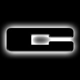 ORACLE Lighting Universal Illuminated LED Letter Badges - Matte Blk Surface Finish - C thumbnail 2