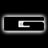 ORACLE Lighting Universal Illuminated LED Letter Badges - Matte Blk Surface Finish - G thumbnail 1