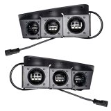 ORACLE Lighting 21-22 Ford Bronco Triple LED Fog Light Kit for Steel Bumper - White thumbnail 5