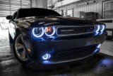 Oracle Dodge Challenger 08-14 LED Fog Halo Kit - UV/Purple thumbnail 7