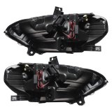 Oracle Lighting 18-23 Ford Mustang Dynamic ColorSHIFT LED Headlights - Black Series thumbnail 5