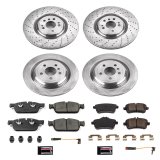 PowerStop Z17 Evolution Plus Stock Replacement Brake Kits for 2016 GLE450 AMG - KOE7442 Rotor and Pad Combos, Autospecialty Replacement, Front/Rear, Solid Surface Rotors, Ceramic Pads, Mercedes-Benz, Kit thumbnail 9