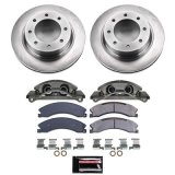 PowerStop Z17 Evolution Plus Stock Replacement Brake Kits with Calipers for 2012-2021 NV1500, NV2500, NV3500 - KCOE6518A AUTOSPECIALTY KIT W/CALS thumbnail 2