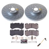 PowerStop Z23 Evolution Sport GEOMET Coated Brake Kits for 2008-2021 C63 AMG - CRK6635 Disc Kit, GEOMET, Iron, Geomet Coated, Carbon Fiber Ceramic, Z23, Front, Mercedes-Benz, Kit thumbnail 4