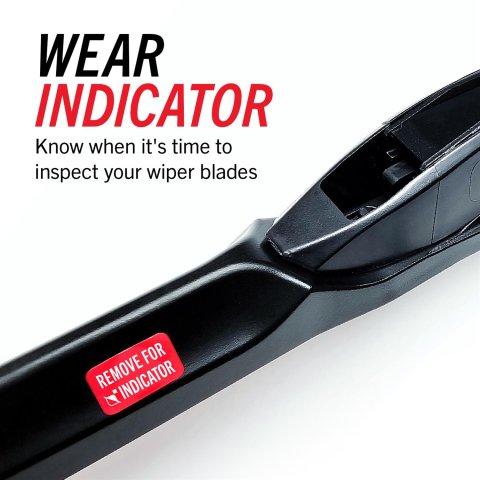 PowerStop PowerClear Long Life Windshield Wiper Blades PCK-2220-1 Blades, Life, Beam 22 in. and 20 in. Blade, Black, Rubber, Chevy, Ford, for Hyundai, Kia, Subaru, Lexus, Toyota, Pair thumbnail 4