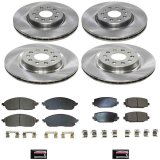 PowerStop Z17 Evolution Plus Stock Replacement Brake Kits KOE9280 AUTOSPECIALTY BRAKE KIT, Jeep Grand Cherokee 2022-2024, Jeep Grand Cherokee L 2021-2024, Front and Rear thumbnail 1