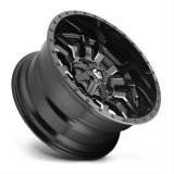 Fuel Off-Road Sledge D595 Series Gloss Black Wheels with Milled Accents 18x9 Wheels, Sledge, 8x6.5 NBL5.75 20 125.2, NBL-Gloss BLK MIL thumbnail 3