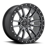 Fuel Off-Road Rebel D680 Matte Anthracite Wheels with Black Ring 20x9 Wheels, D680, 20 x 9, Aluminum, Anthracite, Ring, 6 x 139.7mm Bolt Pattern, +20mm Offset, 5.790 in. Backspace, Each thumbnail 1