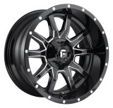 Fuel Off-Road Vandal D627 Gloss Black Wheels with Milled Accents 20x9 Wheels, Vandal, 5x5.55x150 NBL5.00 01 110.3, NBL-Gloss BLK MIL thumbnail 1