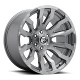 Fuel Off-Road Blitz D693 Platinum Wheels 22x10 Wheels, D693, 22 x 10, Aluminum, Brushed Gunmetal, 6 x 139.7mm Bolt Pattern, -18mm Offset, 4.790 in. Backspace, Each thumbnail 1