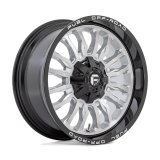Fuel Off-Road ARC D798 Brushed Silver Wheels with Gloss Black Lip 20x9 20X9 6X135/5.5 SLVR-BRSH BLK-LP 01MM thumbnail 1