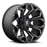 Fuel Off-Road Assault D546 Series Matte Black Wheels with Milled Accents 20x10 Wheels, Assault, 6x135 6x5.5 NB 4.75/-18 106.4, NB -BLK MIL thumbnail 1