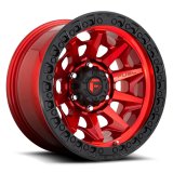 Fuel Off-Road Covert D695 Candy Red Wheels with Black Ring 18x9 COVERT 18X9 8X165.1 QLB 5.0 125.2 +01 thumbnail 1