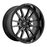 Fuel Off-Road Clash 6 D761 Gloss Black Wheels with Milled Accents 20x9 WHEEL, 20X9 6X5.5 G-BLK MILL 01MM thumbnail 1