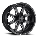 Fuel Off-Road Maverick D610 Series Gloss Black Wheels with Milled Accents 22x10 Wheel, Maverick, 22 x 10, Aluminum, Black, Accents, 6 x 135mm Bolt Pattern, +10mm Offset, 5.890 in. Backspace, Each thumbnail 1