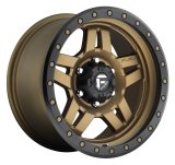 Fuel Off-Road Anza D583 Series Matte Bronze Wheels with Black Ring 20x9 WHEEL FUEL - ANZA D-583 6x5.5 BR 5.00/01 108 thumbnail 1