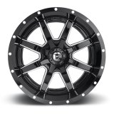 Fuel Off-Road Maverick D610 Series Gloss Black Wheels with Milled Accents 20x10 Wheel, Maverick, 20 x 10, Aluminum, Black, Accents, 8 x 170mm Bolt Pattern, -18mm Offset, 4.790 in. Backspace, Each thumbnail 1