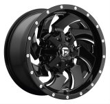 Fuel Off-Road Cleaver D574 Series Gloss Black Wheels with Milled Accents 20x10 Wheels, Cleaver, 8x170 NBL4.75 -18 125.1, NBL-Gloss BLK MIL thumbnail 1