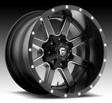 Fuel Off-Road Maverick D538 Series Matte Black with Milled Accents Wheels 20x9 Wheels, Maverick, 5x4.5 5x120 NB 6.5/38 72.6, NB -BLK MIL thumbnail 1