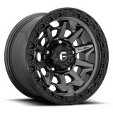 Fuel Off-Road Covert D716 Matte Gunmetal Wheels with Black Ring 15x8 COVERT 15X8 5X5.5 108 GDB -19MM thumbnail 1