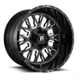 Fuel Off-Road Stroke D611 Series Gloss Black Wheels with Milled Accents 20x9 Wheels, Stroke, 6x1356x5.5 NBL5.00 01 106.3, NBL-Gloss BLK MIL thumbnail 6