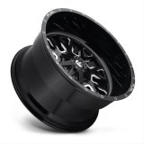 Fuel Off-Road Stroke D611 Series Gloss Black Wheels with Milled Accents 20x9 Wheels, Stroke, 6x1356x5.5 NBL5.00 01 106.3, NBL-Gloss BLK MIL thumbnail 7