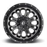Fuel Off-Road Crush D561 Gloss Black Wheels with Dark Tint Machined Face 18x9 Wheels, Crush, 8x6.5 MBD5.75 20 125.2, MBD-Matte BLK MACH thumbnail 1