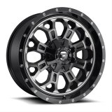 Fuel Off-Road Crush D561 Gloss Black Wheels with Dark Tint Machined Face 18x9 Wheels, Crush, 8x6.5 MBD5.75 20 125.2, MBD-Matte BLK MACH thumbnail 2