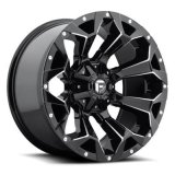 Fuel Off-Road Assault D576 Series Gloss Black Wheels with Milled Accents 20x9 Wheel, Assault, 20 x 9, Aluminum, 6 x 135mm Bolt Pattern, +19mm Offset, 5.750 in. Backspace, Each thumbnail 1