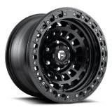 Fuel Off-Road Zephyr D101 Beadlock Matte Black Wheels 17x9 Wheel, Beadlock, 17 x 9, Aluminum, Black, 5 x 127mm Bolt Pattern, -38mm Offset, 3.50 in. Backspace, Each thumbnail 1