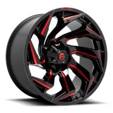 Fuel Off-Road Reaction D755 Gloss Black Milled Red Tint Wheels 17x9 REACTION 17X9 6X135/5.5 106.1 NLQ -12MM thumbnail 1
