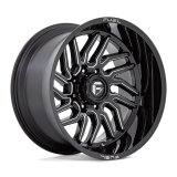 Fuel Off-Road Hurricane D807 Gloss Black Wheels with Milled Accents 20x9 20X9 5X5.5 G-BLK-MILL 20MM thumbnail 1