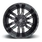 Fuel Off-Road Sledge D596 Series Matte Black Wheels with Gloss Lip 20x9 Wheels, Sledge, 5x4.55x120 BLD6.37 35 72.6, BLD-Gloss BLK thumbnail 2