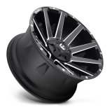 Fuel Off-Road Contra D616 Series Matte Black Wheels with Milled Accents 20x9 Wheel, Contra, 20 x 9, Black, Accents, 6 x 135mm Bolt Pattern, +2mm Offset, 5.080 in. Backspace, Each thumbnail 3