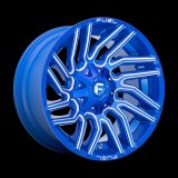 Fuel Off-Road Typhoon D774 Anodized Blue Wheels with Milled Accents 22x10 WHEEL, 22X10 6X135/5.5 BLUE-MILL -18MM thumbnail 1