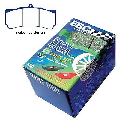 EBC Greenstuff Passenger Car Organic Brake Pads DP2006 Pads, Greenstuff, Organic, 2000 Series, Car/Truck, Set