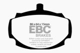 EBC Redstuff Ceramic Brake Pads DP3107C Pads, Redstuff, Ceramic, Front, MG, Saab, Set thumbnail 7
