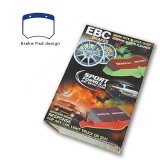 EBC Yellowstuff Brake Pads for 2004-2007 AERO 8 - DP4102R Pads, Yellowstuff, Aramid Fiber, Rear, Morgan, Set thumbnail 1