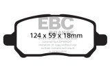 EBC Greenstuff Passenger Car Organic Brake Pads DP21660 Pads, Greenstuff, Organic, Front, Chevy, Pontiac, Saturn, Set thumbnail 1