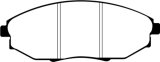 EBC Greenstuff Passenger Car Organic Brake Pads DP21750 Pads, Greenstuff, Organic, Front, Suzuki, Verona, Set thumbnail 1