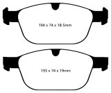 EBC Stage 11 Kits Greenstuff and RK Rotors S11KF1449 Disc Brake Pad Rotor Kit thumbnail 6