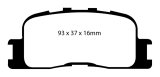 EBC Stage 9 Kits With Yellowstuff Brake Pads and USR Rotors S9KR1363 Disc Pad Rotor Kit thumbnail 5