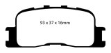 EBC Stage 9 Kits With Yellowstuff Brake Pads and USR Rotors S9KR1363 Disc Pad Rotor Kit thumbnail 6