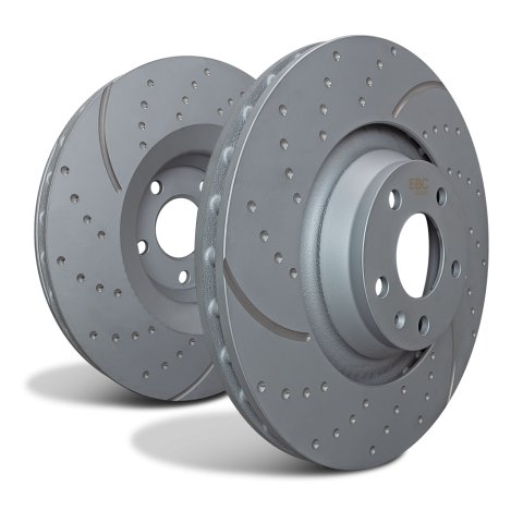 EBC Brakes - Brake Rotor and Pad Combos for 2017-2023 3, 2020-2023 Y S6KR1343 Disc Kit